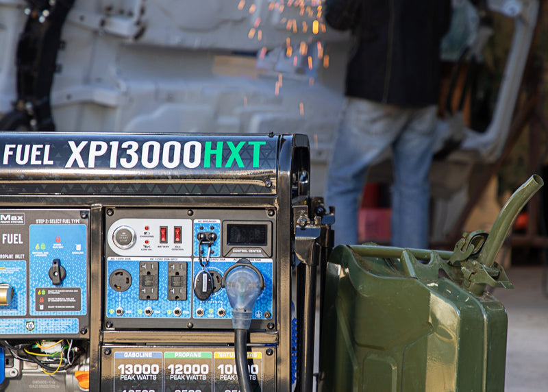 13,000 Watt Tri Fuel Portable HXT Generator w/ CO Alert