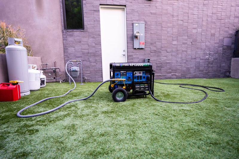 13,000 Watt Tri Fuel Portable HXT Generator w/ CO Alert