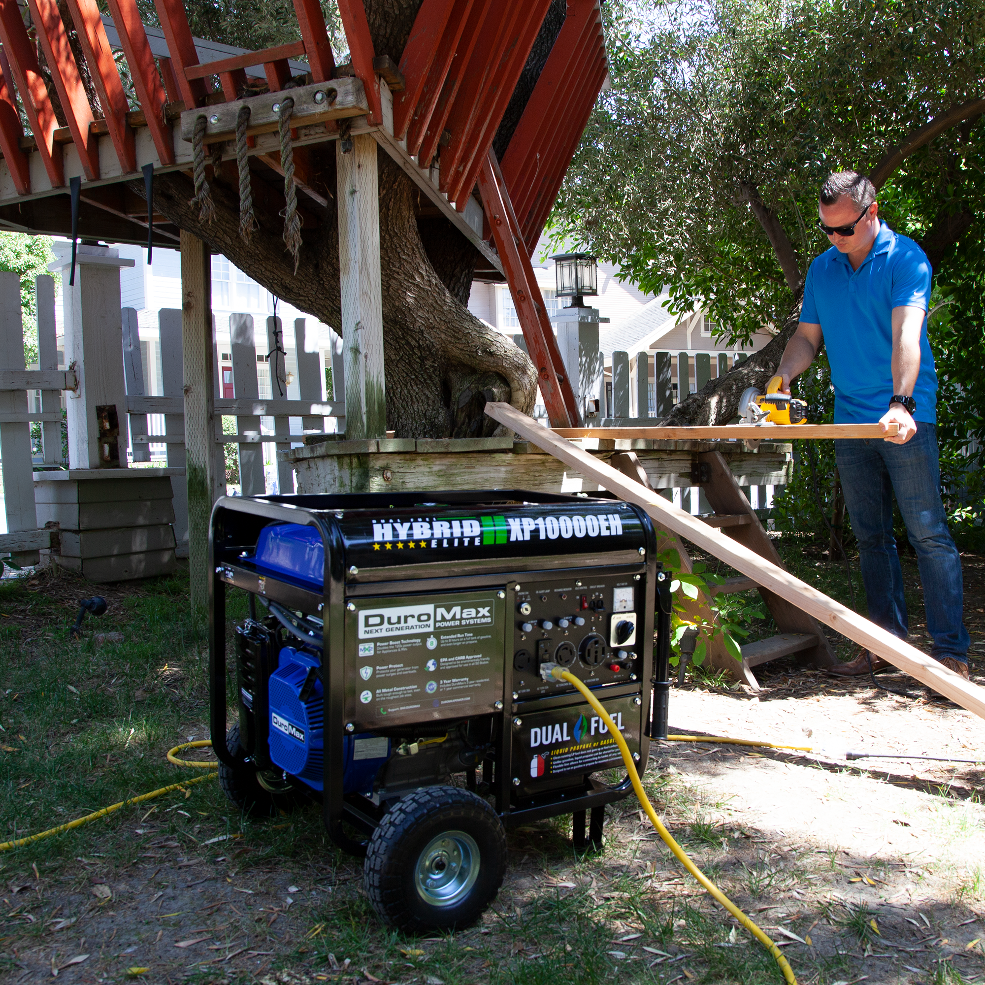 10,000 Watt Dual Fuel Portable Generator