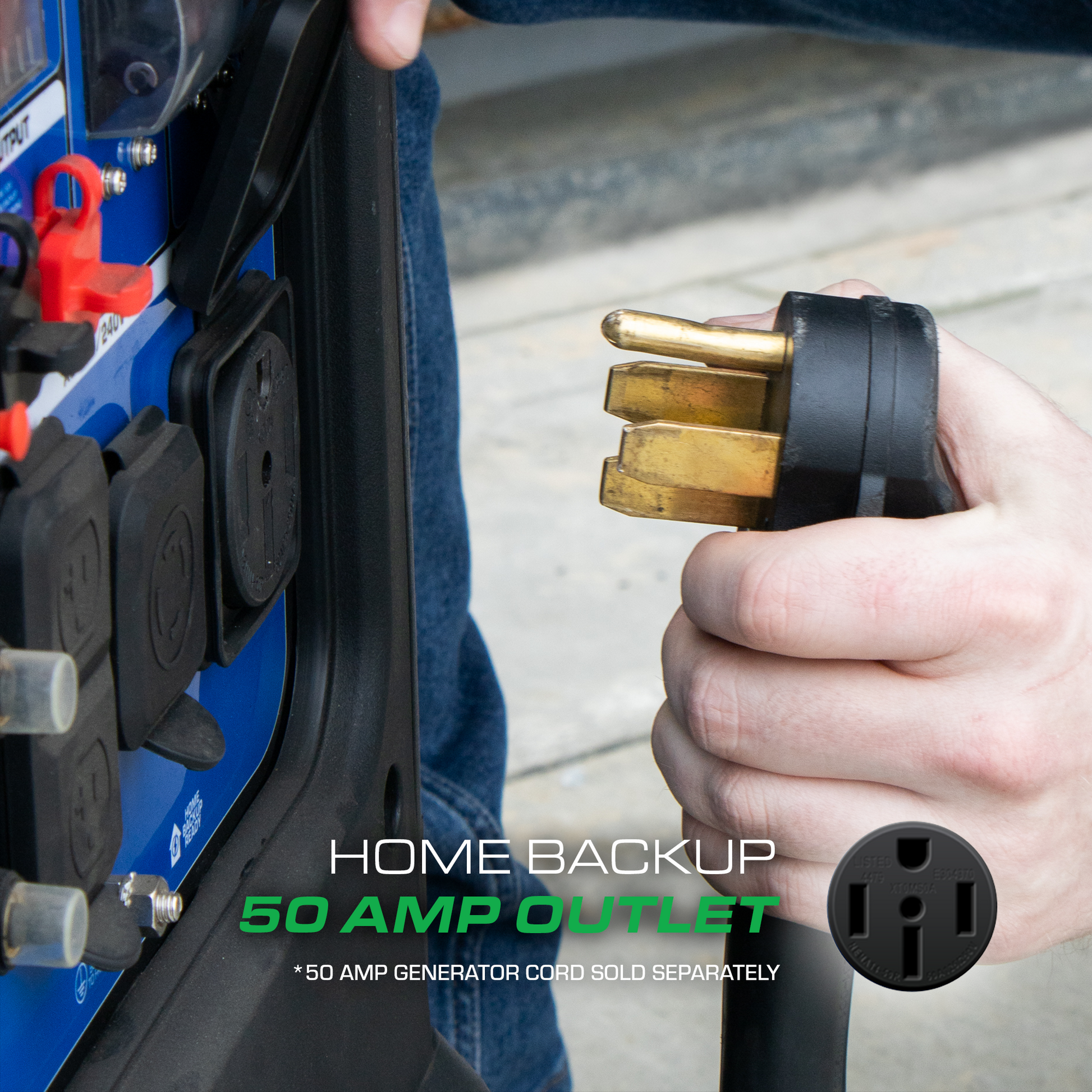 11,000 Watt Portable Tri Fuel Inverter Generator - Quiet, Low THD