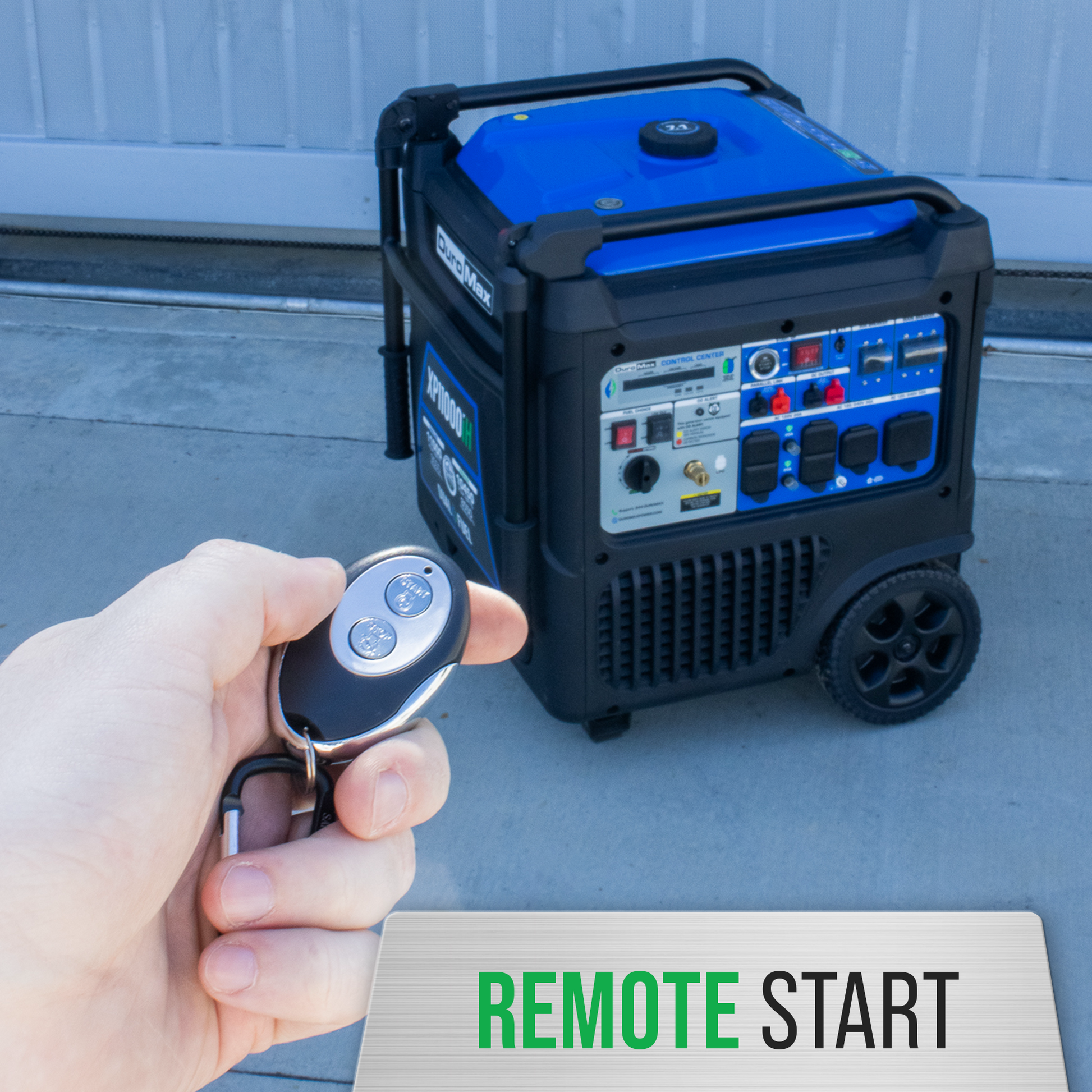 11,000 Watt Portable Dual Fuel Inverter Generator - Quiet, Low THD