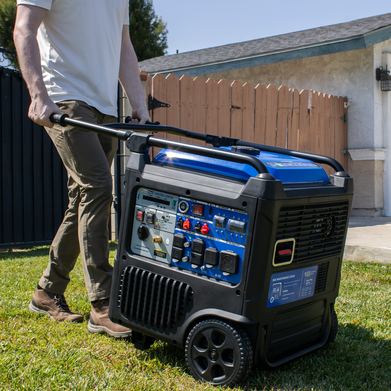 11,000 Watt Portable Dual Fuel Inverter Generator - Quiet, Low THD