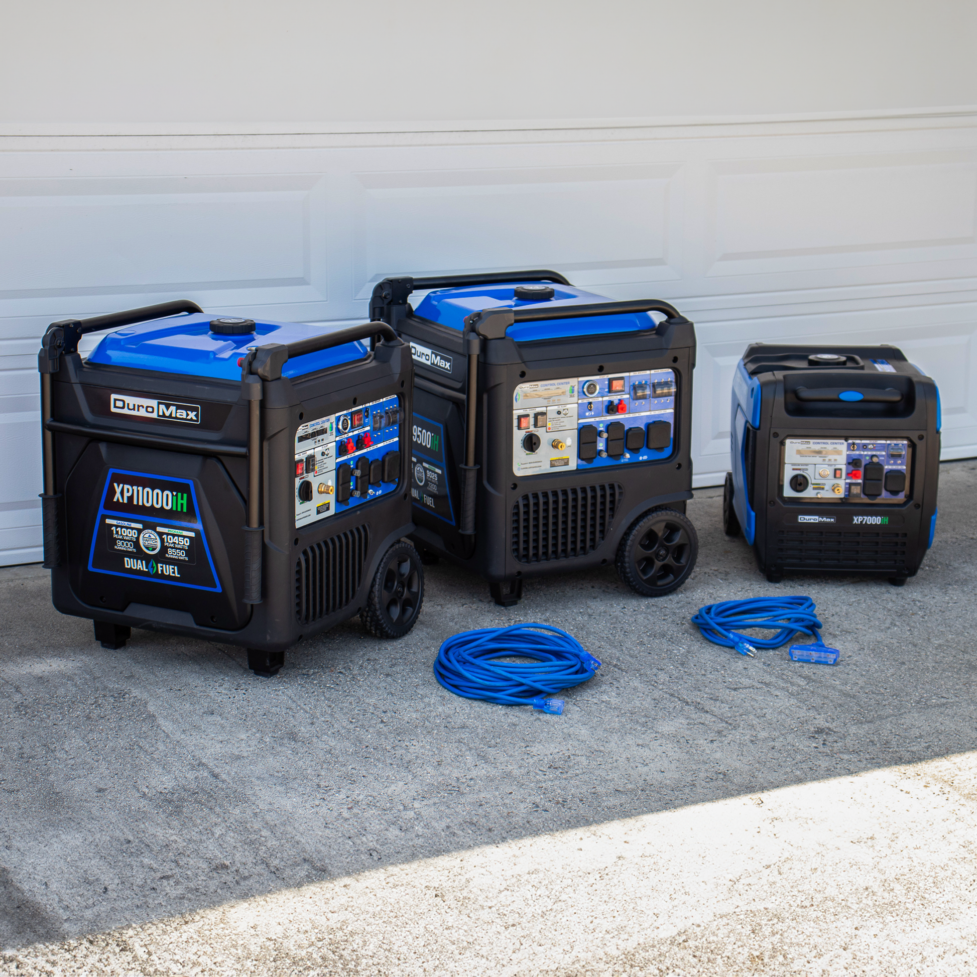 11,000 Watt Portable Dual Fuel Inverter Generator - Quiet, Low THD