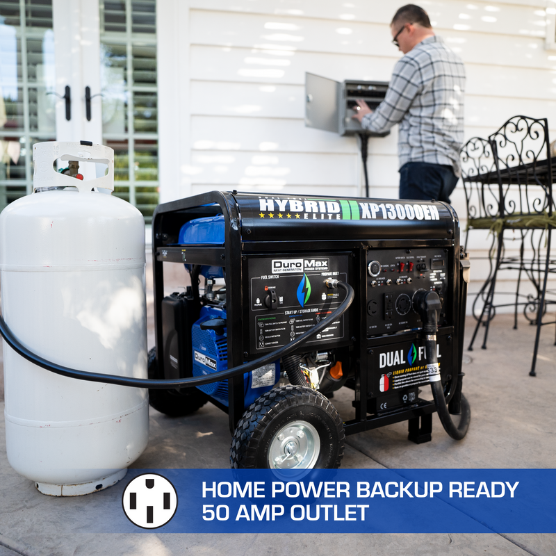13,000 Watt Dual Fuel Portable Generator
