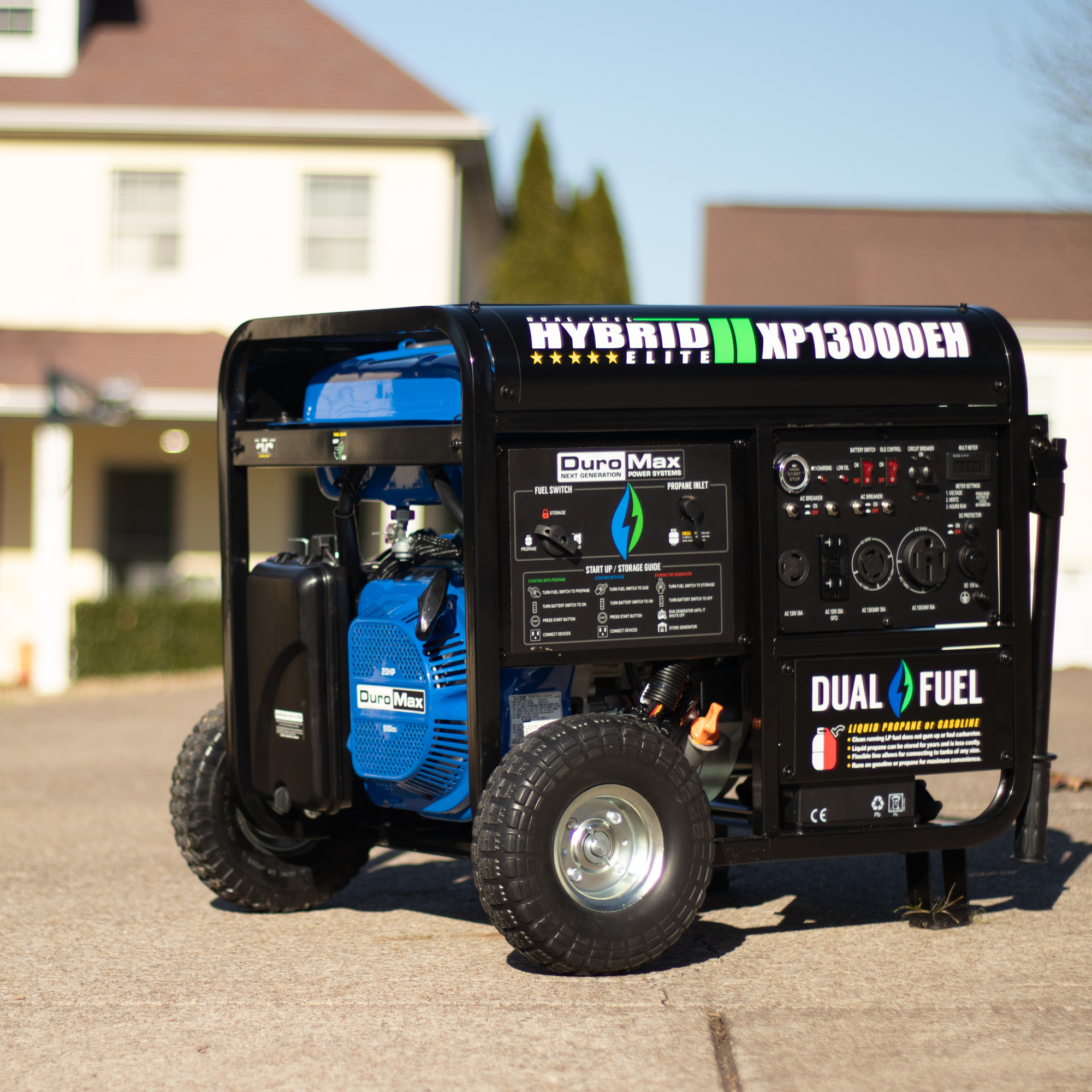 13,000 Watt Dual Fuel Portable Generator