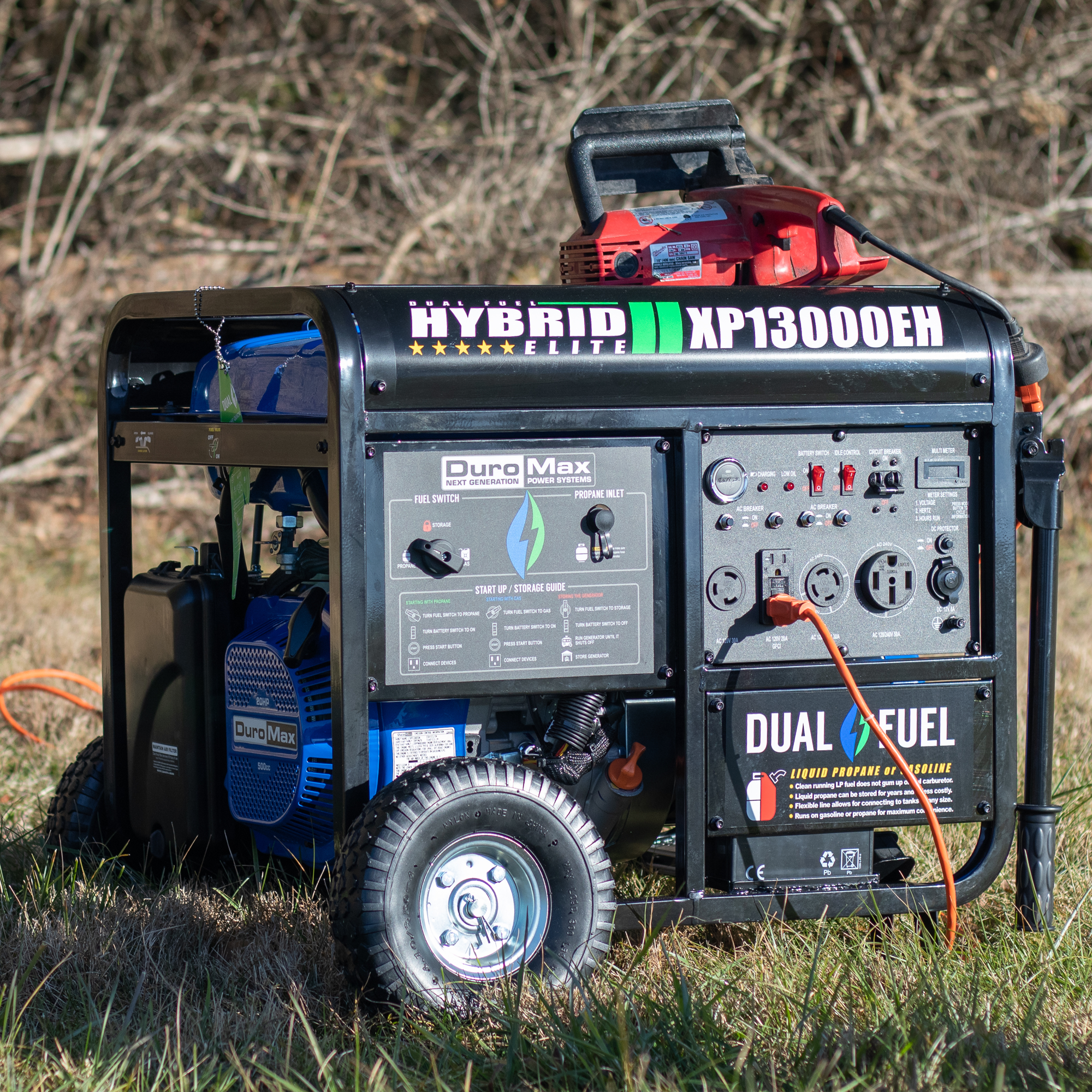 13,000 Watt Dual Fuel Portable Generator