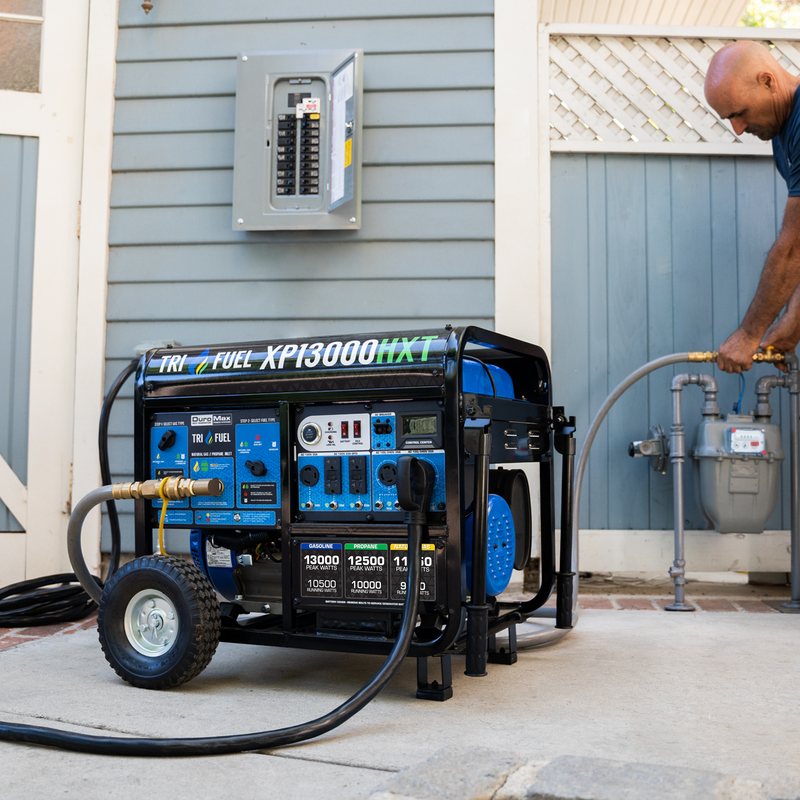 13,000 Watt Tri Fuel Portable HXT Generator w/ CO Alert