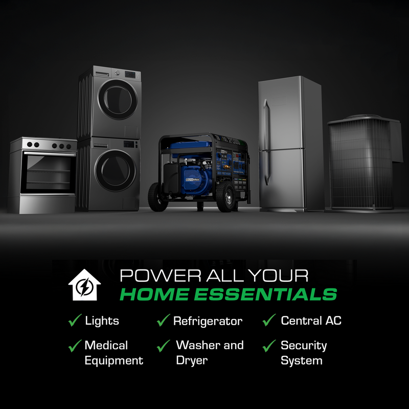 13,000 Watt Tri Fuel Portable HXT Generator w/ CO Alert