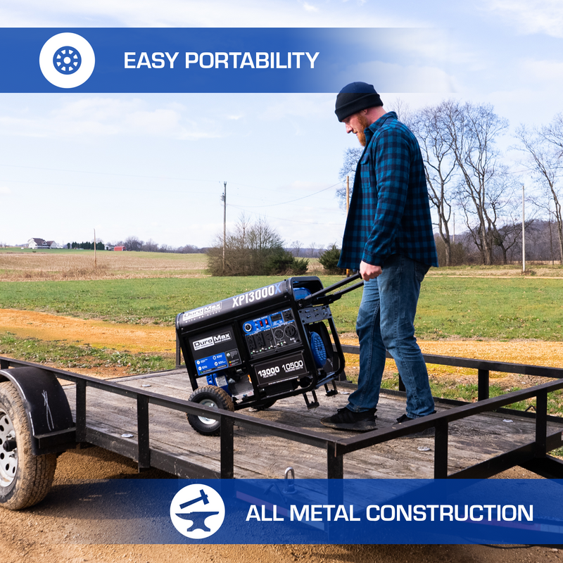 13,000 Watt Gasoline Portable Generator w/ CO Alert