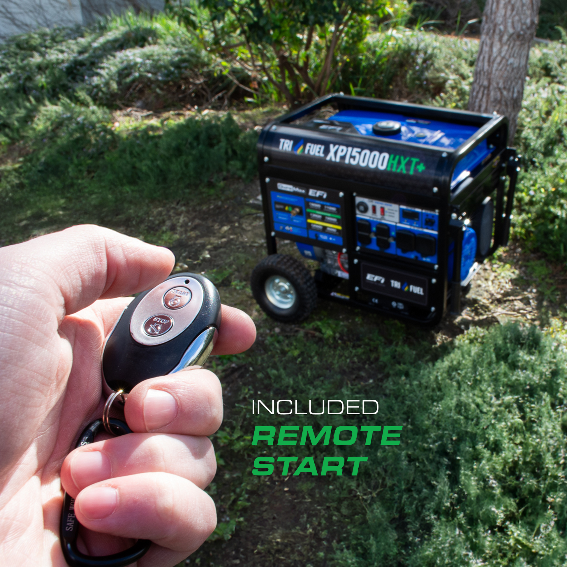 15,000 Watt Electric Start Tri Fuel EFI Portable Generator