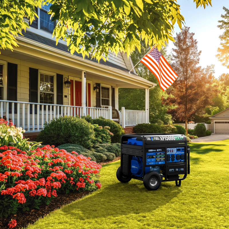 15,000 Watt Electric Start Tri Fuel EFI Portable Generator