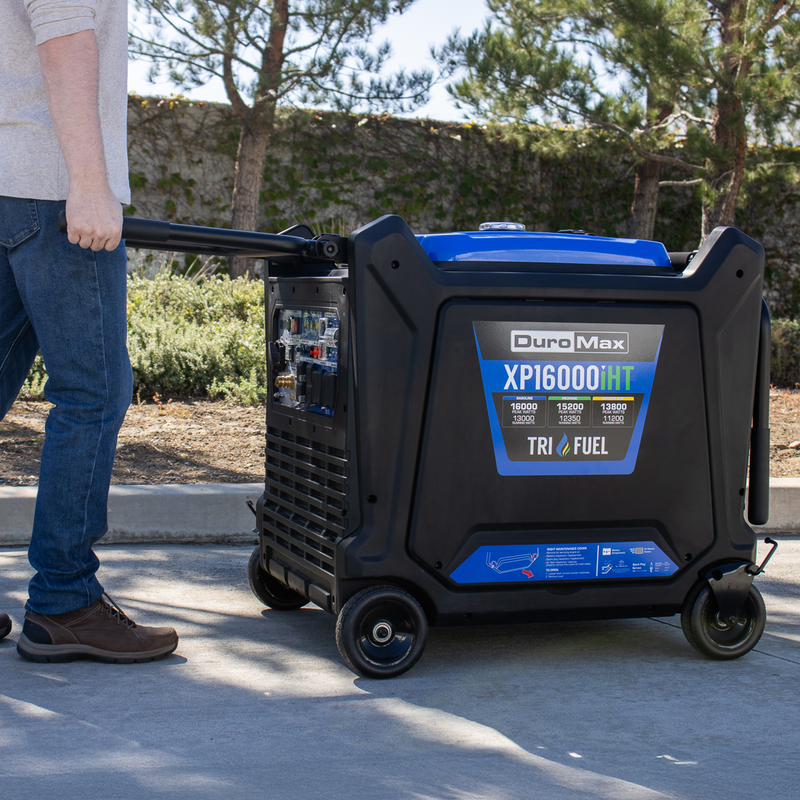 16,000 Watt Portable Tri Fuel Inverter Generator - Quiet, Low THD