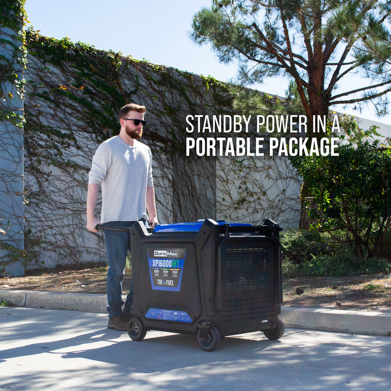 16,000 Watt Portable Tri Fuel Inverter Generator - Quiet, Low THD