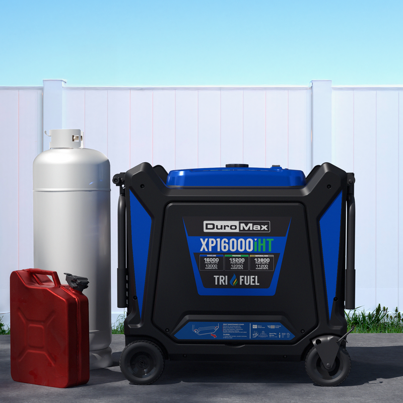 16,000 Watt Portable Tri Fuel Inverter Generator - Quiet, Low THD