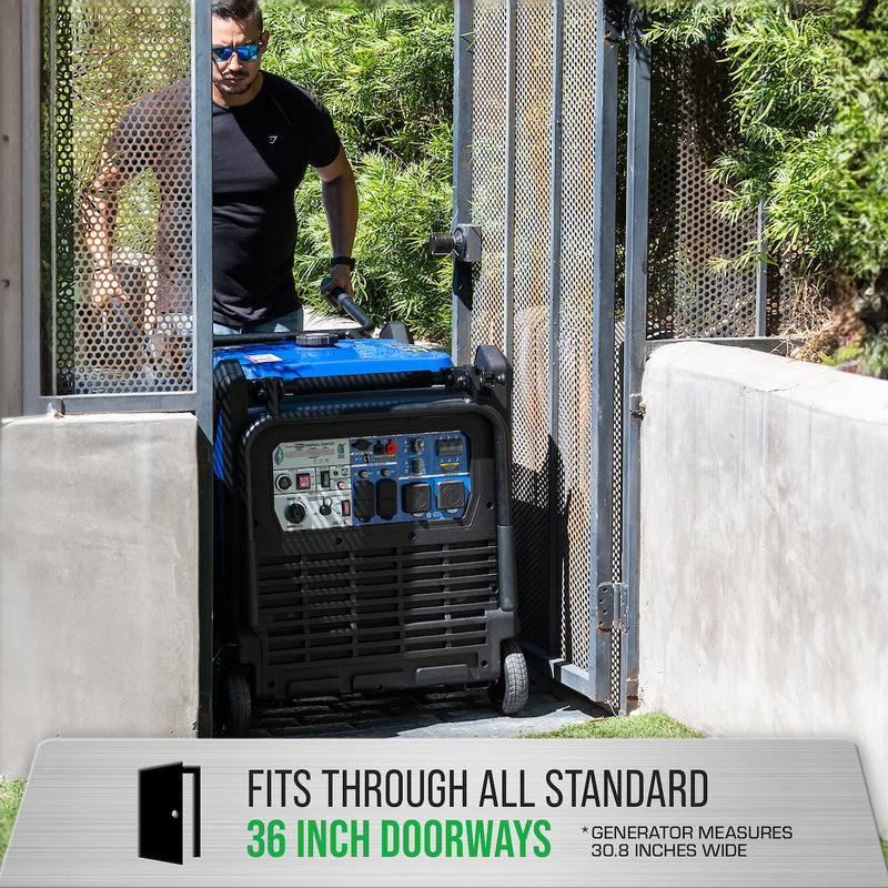 16,000 Watt Portable Dual Fuel Inverter Generator - Quiet, Low THD