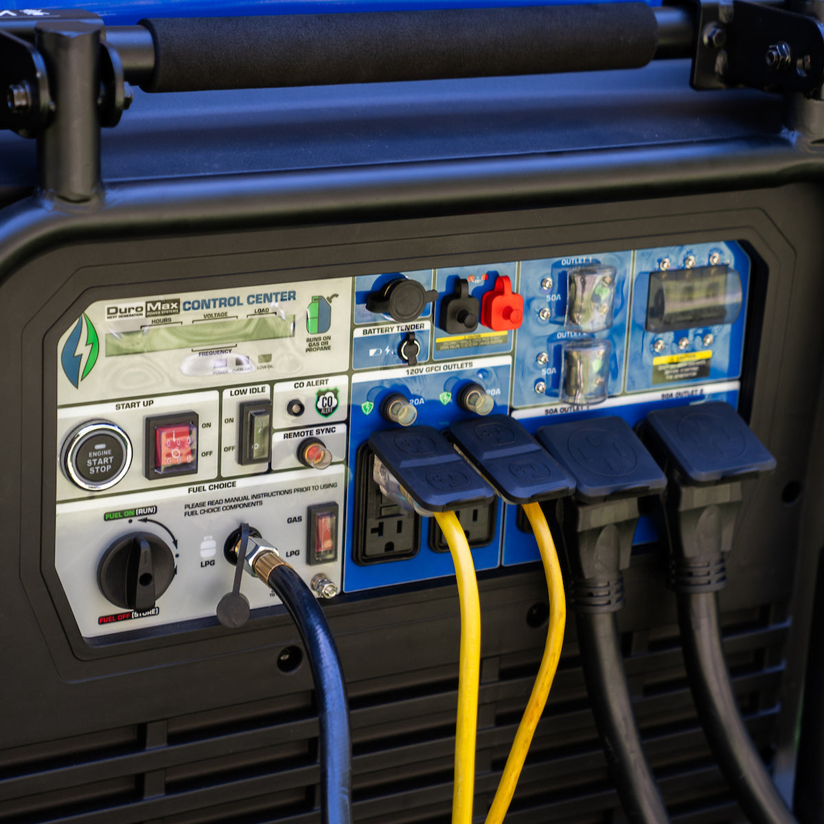 16,000 Watt Portable Dual Fuel Inverter Generator - Quiet, Low THD