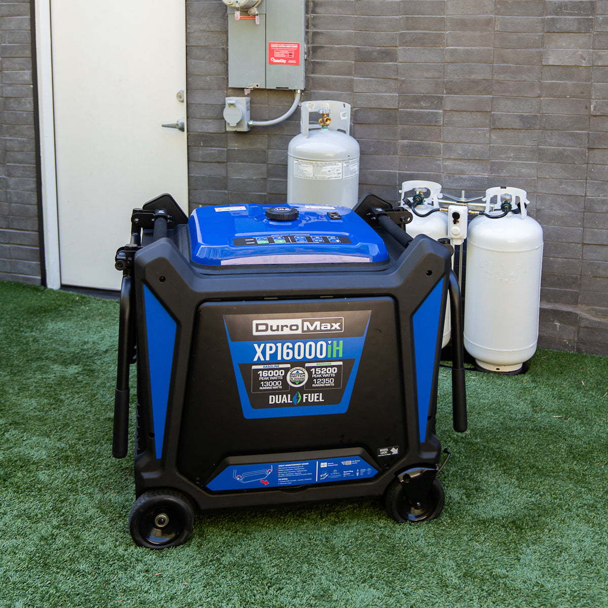 16,000 Watt Portable Dual Fuel Inverter Generator - Quiet, Low THD