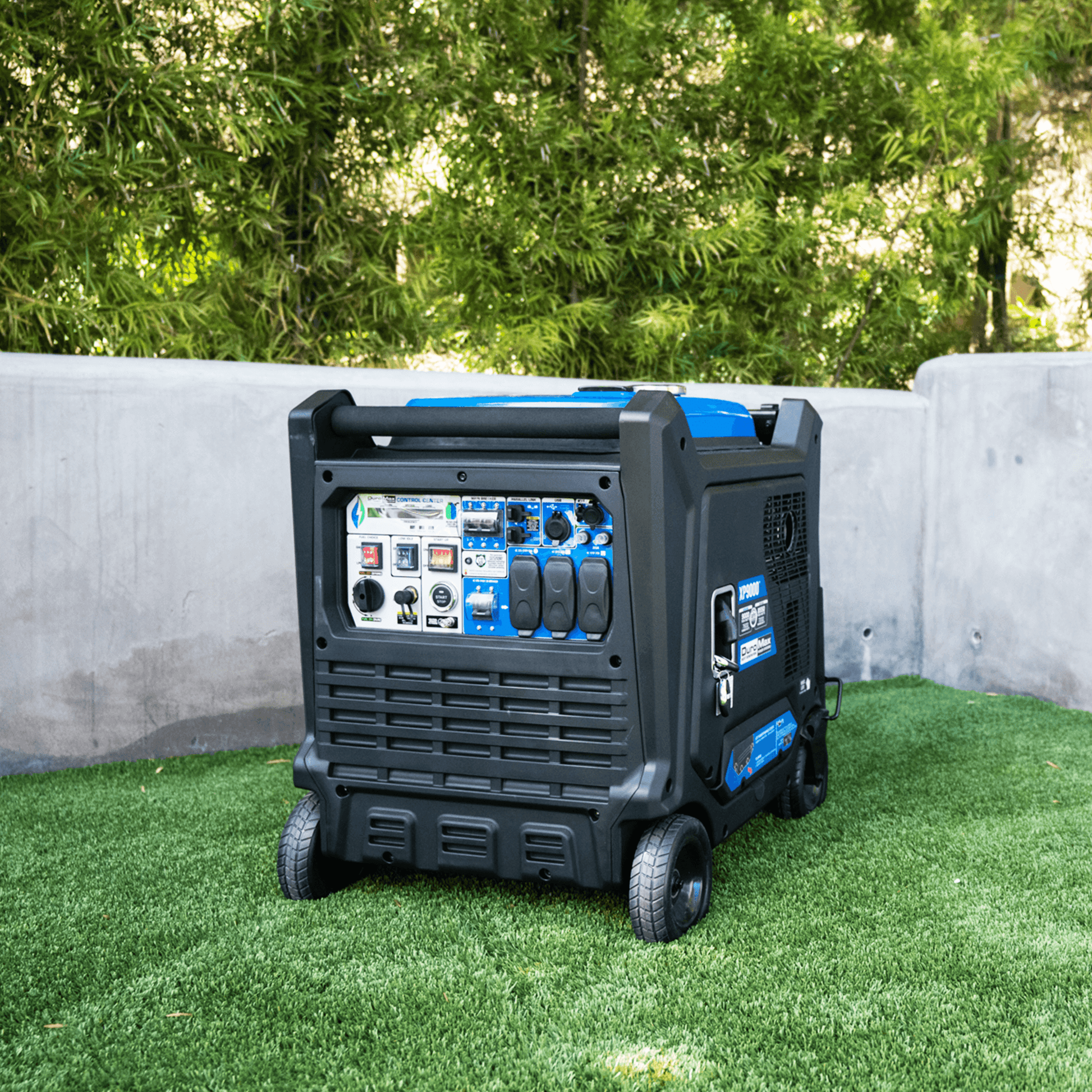 9,000 Watt Portable Dual Fuel Inverter Generator - Quiet, Low THD