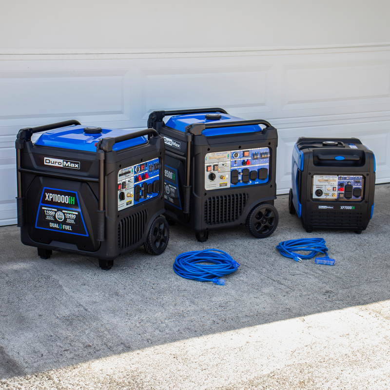 9,500 Watt Portable Dual Fuel Inverter Generator - Quiet, Low THD