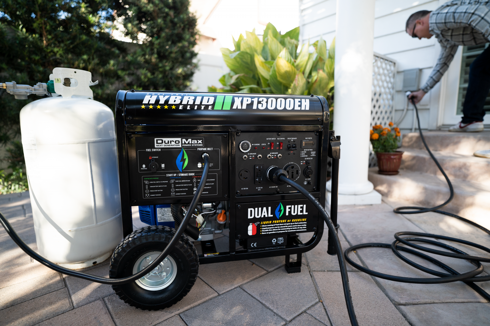 13,000 Watt Dual Fuel Portable Generator
