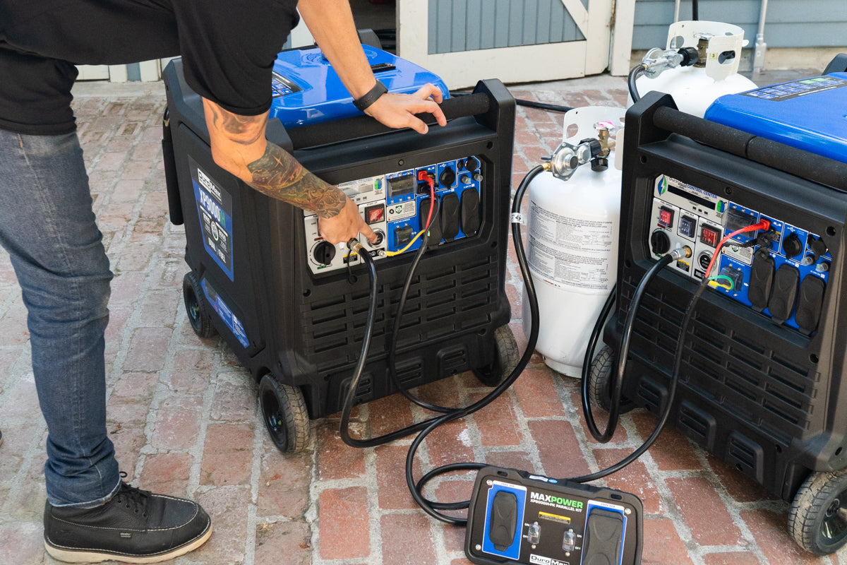 9,000 Watt Portable Dual Fuel Inverter Generator - Quiet, Low THD