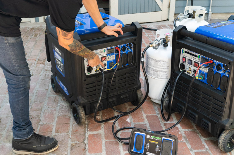 9,000 Watt Portable Dual Fuel Inverter Generator - Quiet, Low THD