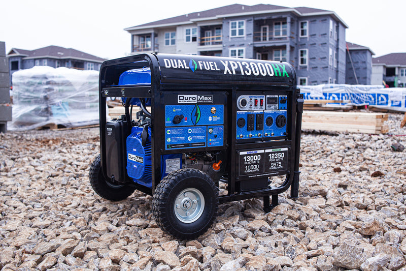 13,000 Watt Dual Fuel Portable HX Generator w/ CO Alert