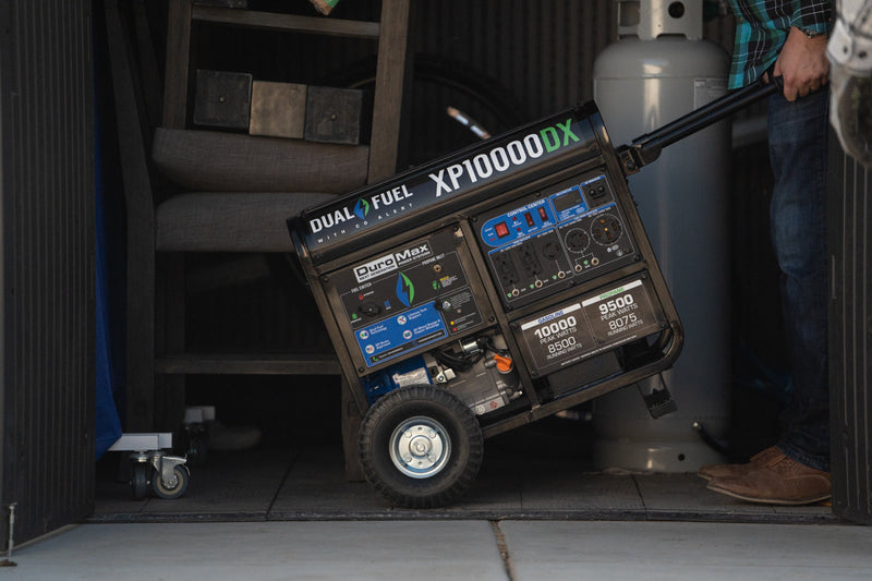 10,000 Watt Dual Fuel Portable Generator w/ CO Alert