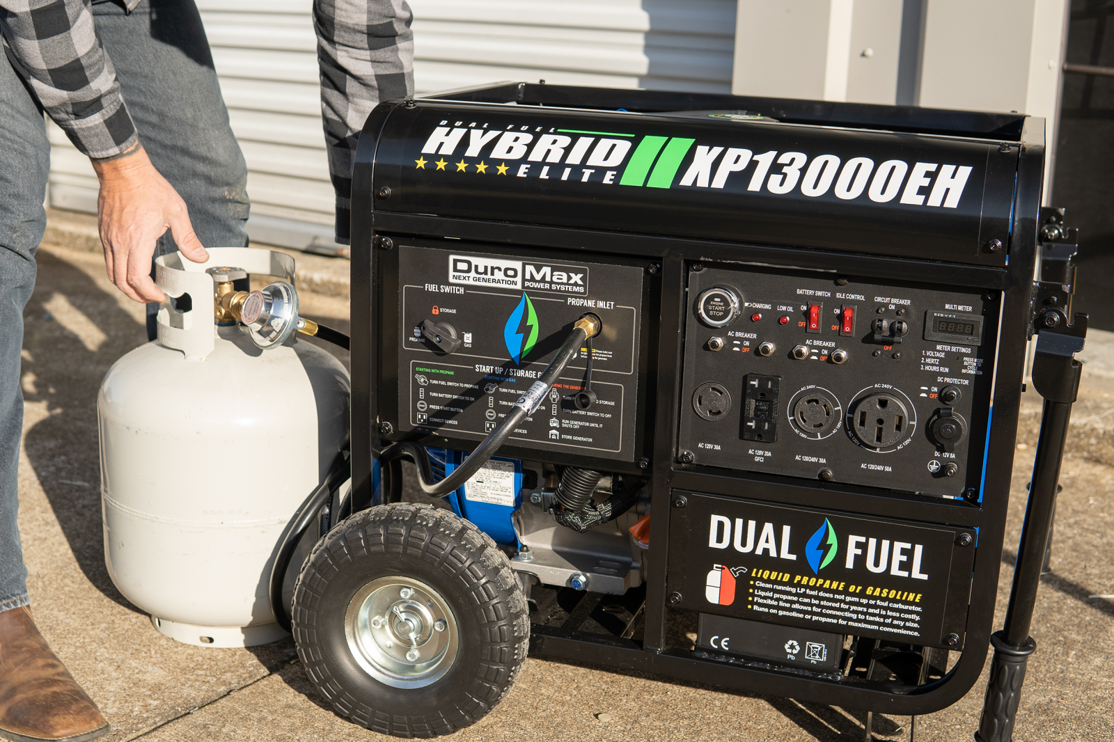 13,000 Watt Dual Fuel Portable Generator