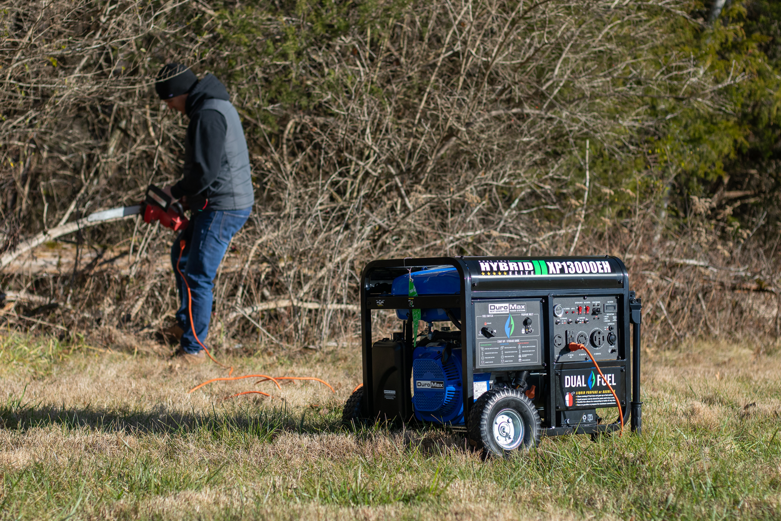 13,000 Watt Dual Fuel Portable Generator