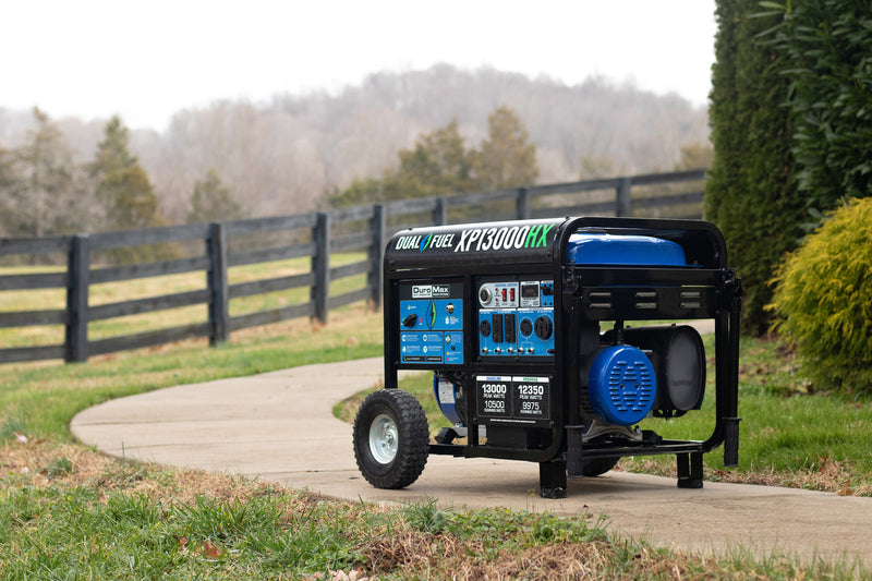 13,000 Watt Dual Fuel Portable HX Generator w/ CO Alert
