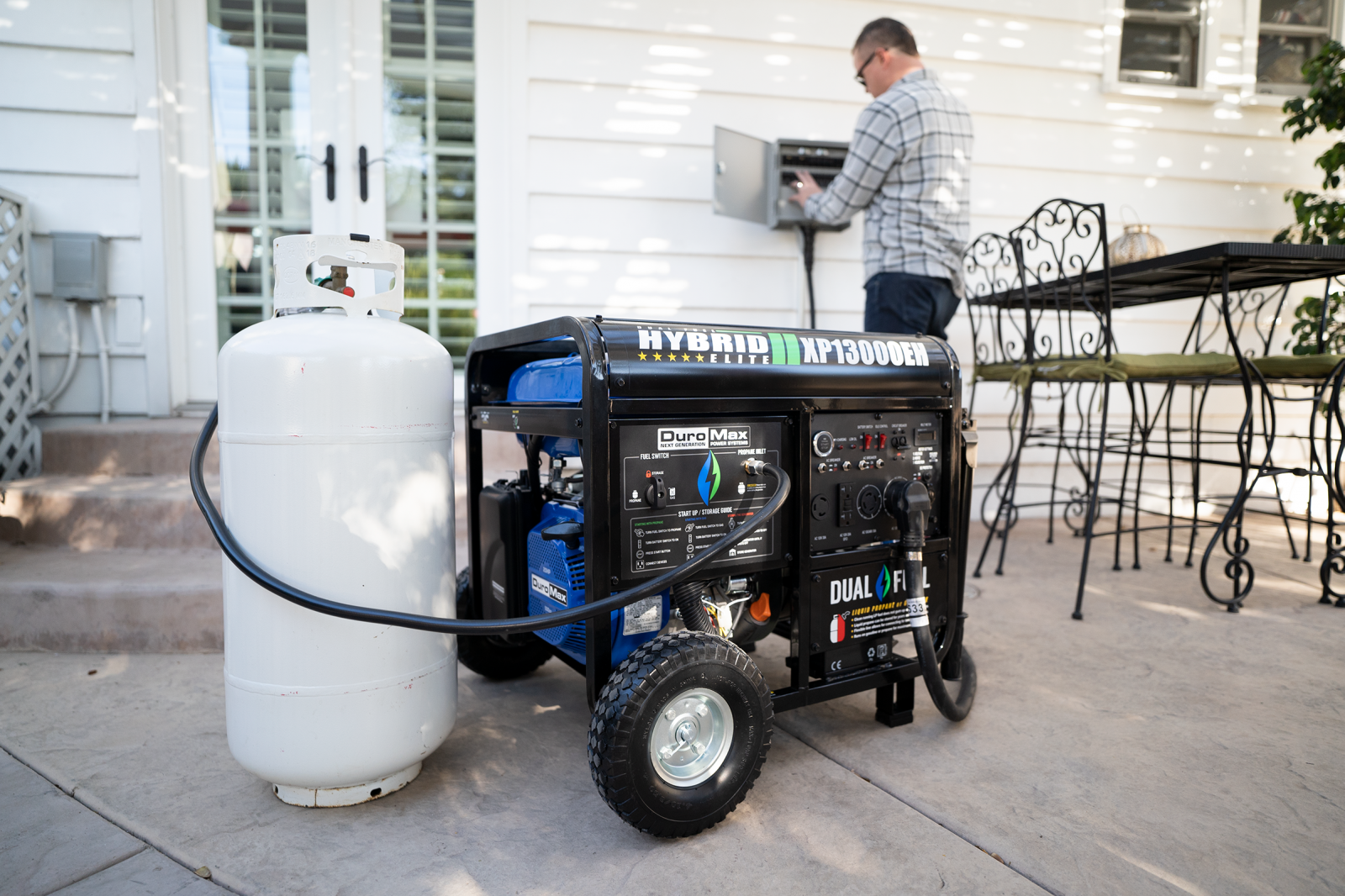 13,000 Watt Dual Fuel Portable Generator