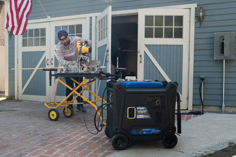 9,000 Watt Portable Dual Fuel Inverter Generator - Quiet, Low THD