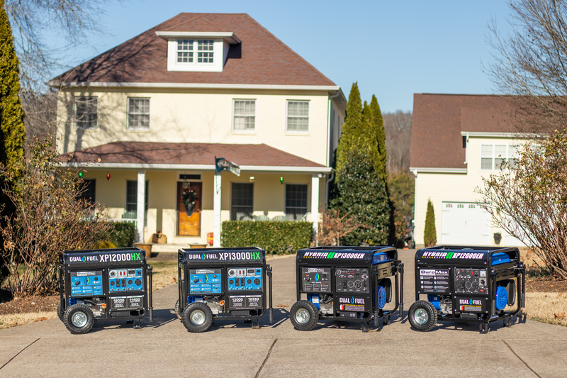 12,000 Watt Dual Fuel Portable HX Generator w/ CO Alert