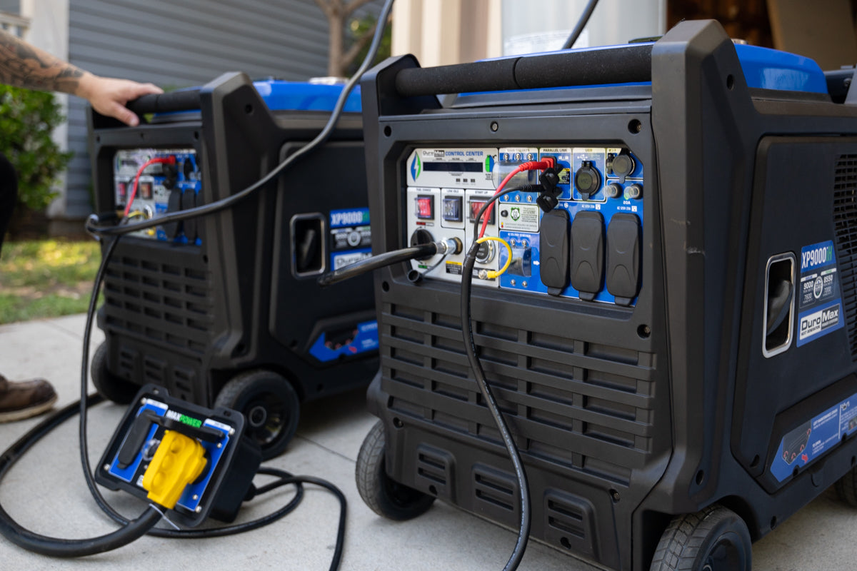 9,000 Watt Portable Dual Fuel Inverter Generator - Quiet, Low THD