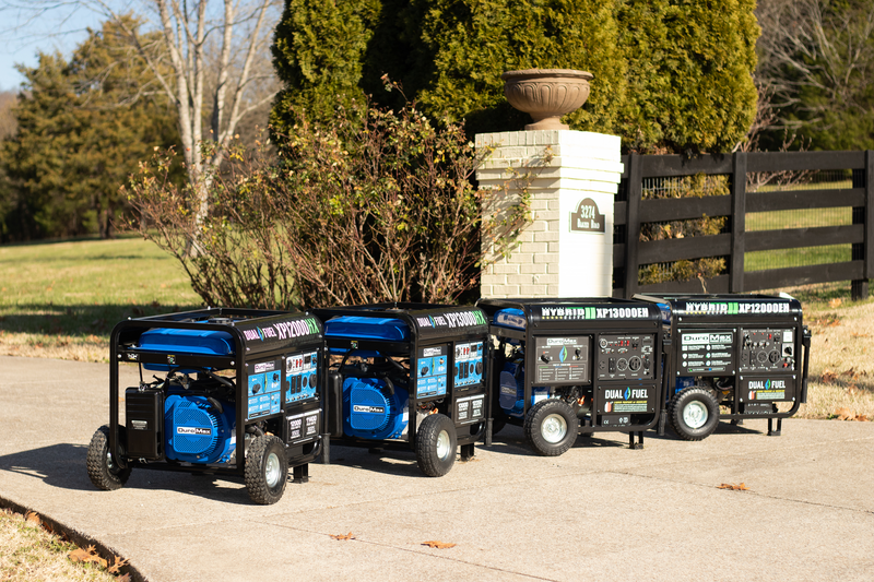 12,000 Watt Dual Fuel Portable HX Generator w/ CO Alert