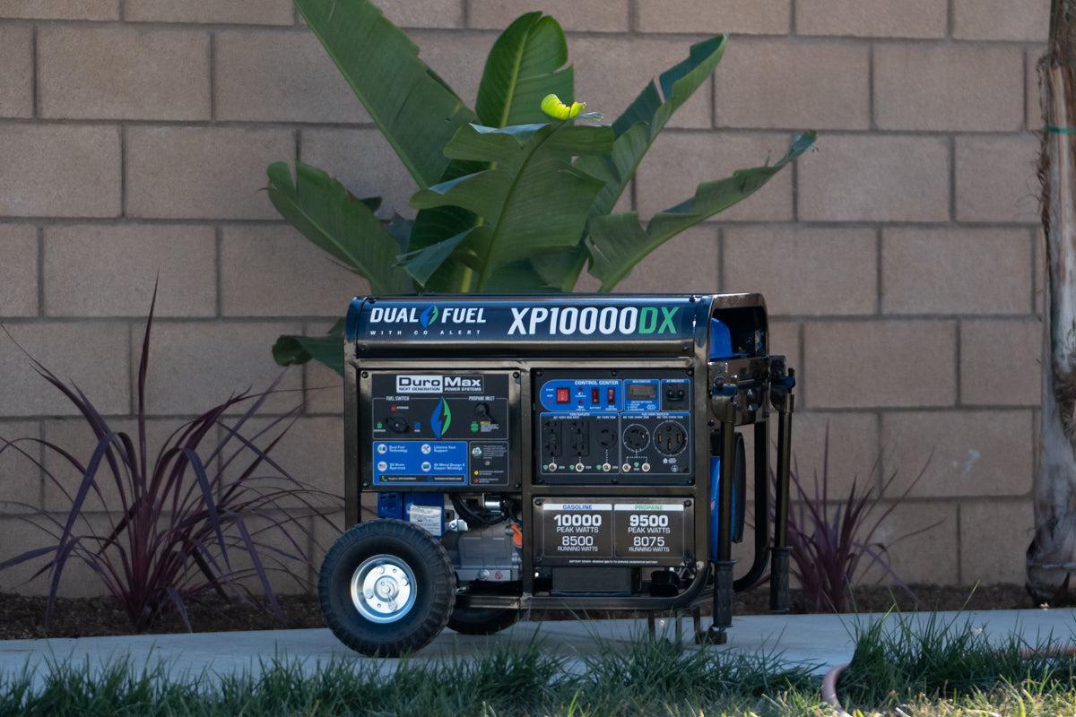 10,000 Watt Dual Fuel Portable Generator w/ CO Alert