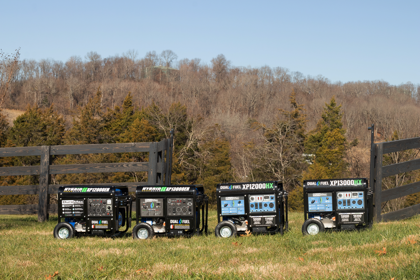 12,000 Watt Dual Fuel Portable HX Generator w/ CO Alert