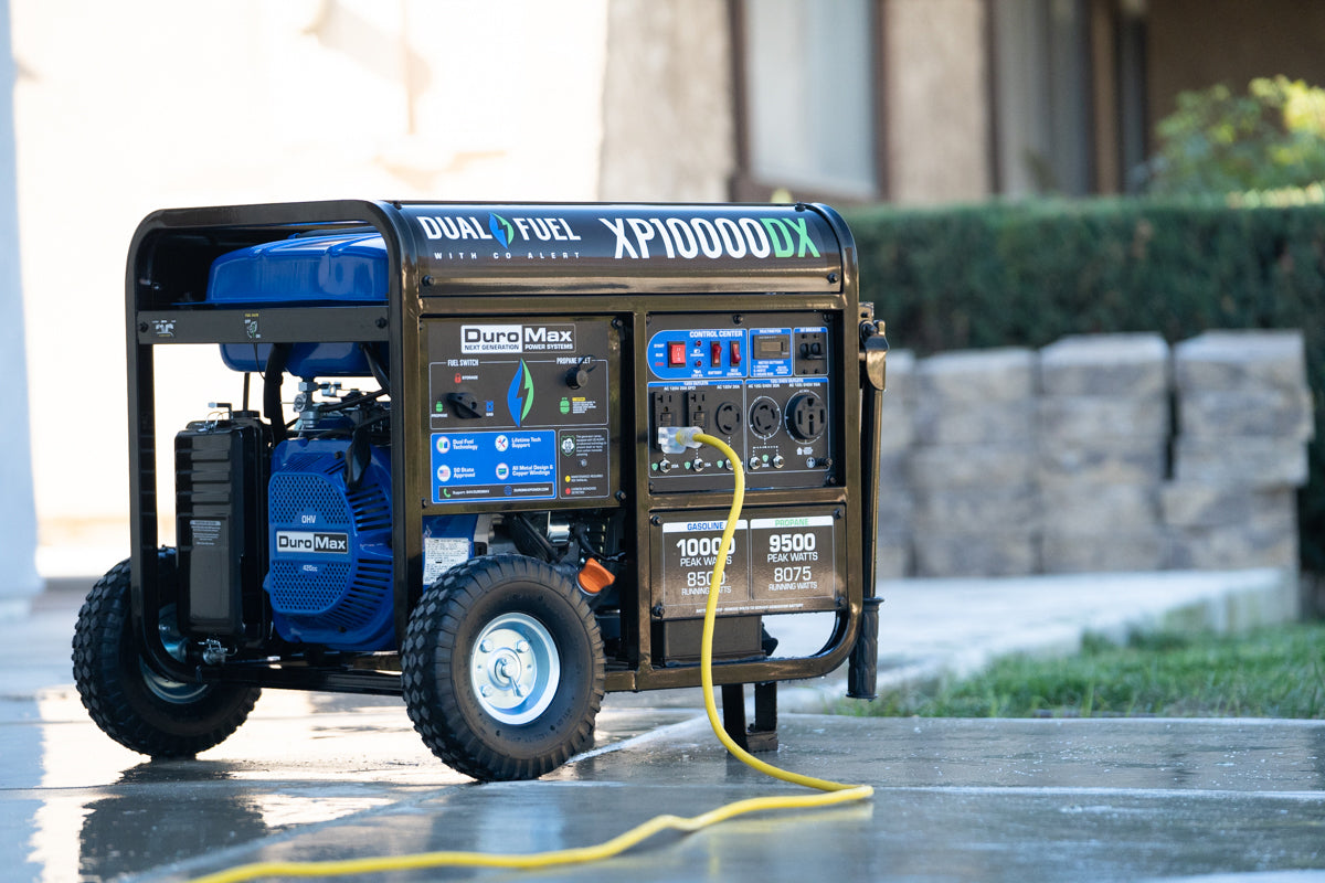 10,000 Watt Dual Fuel Portable Generator w/ CO Alert