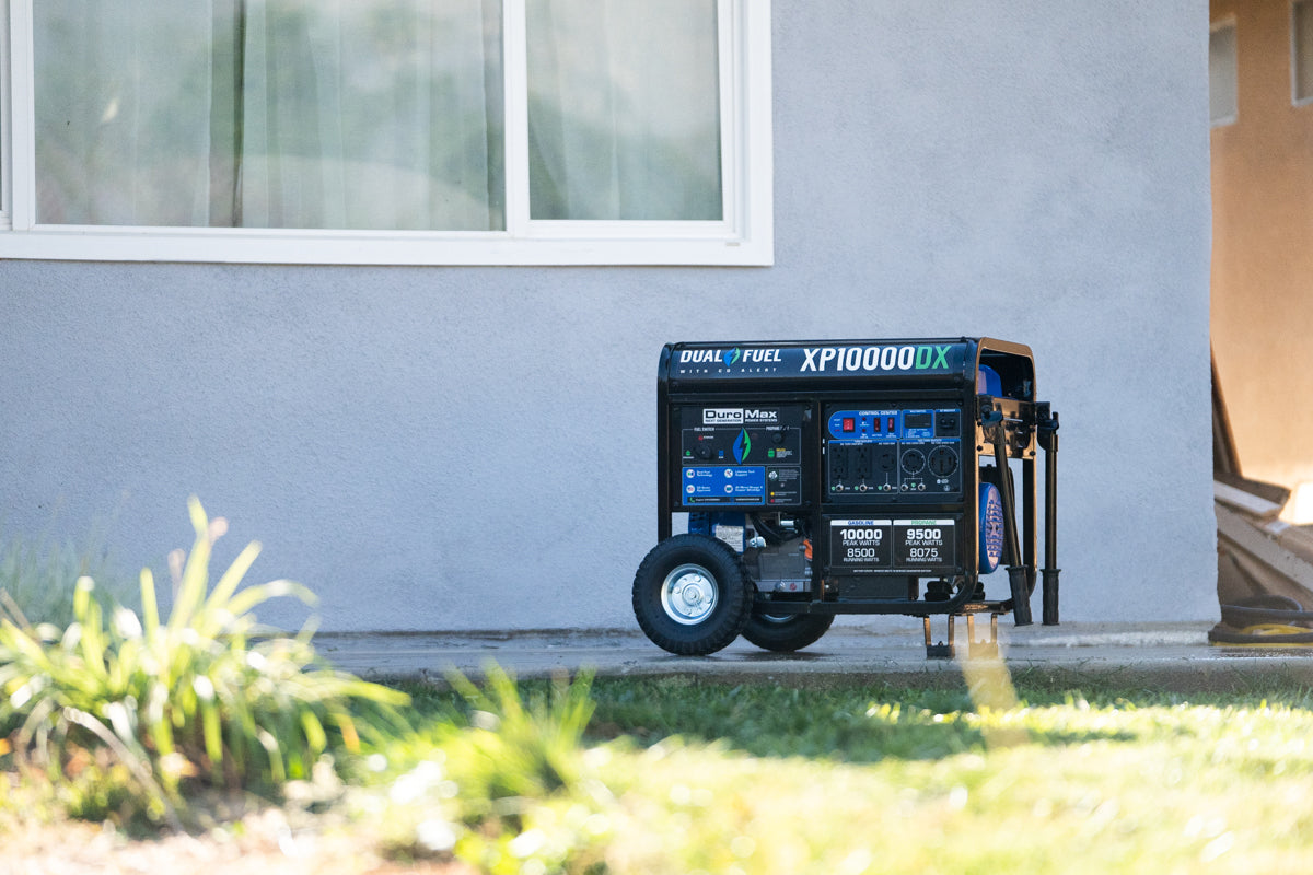 10,000 Watt Dual Fuel Portable Generator w/ CO Alert