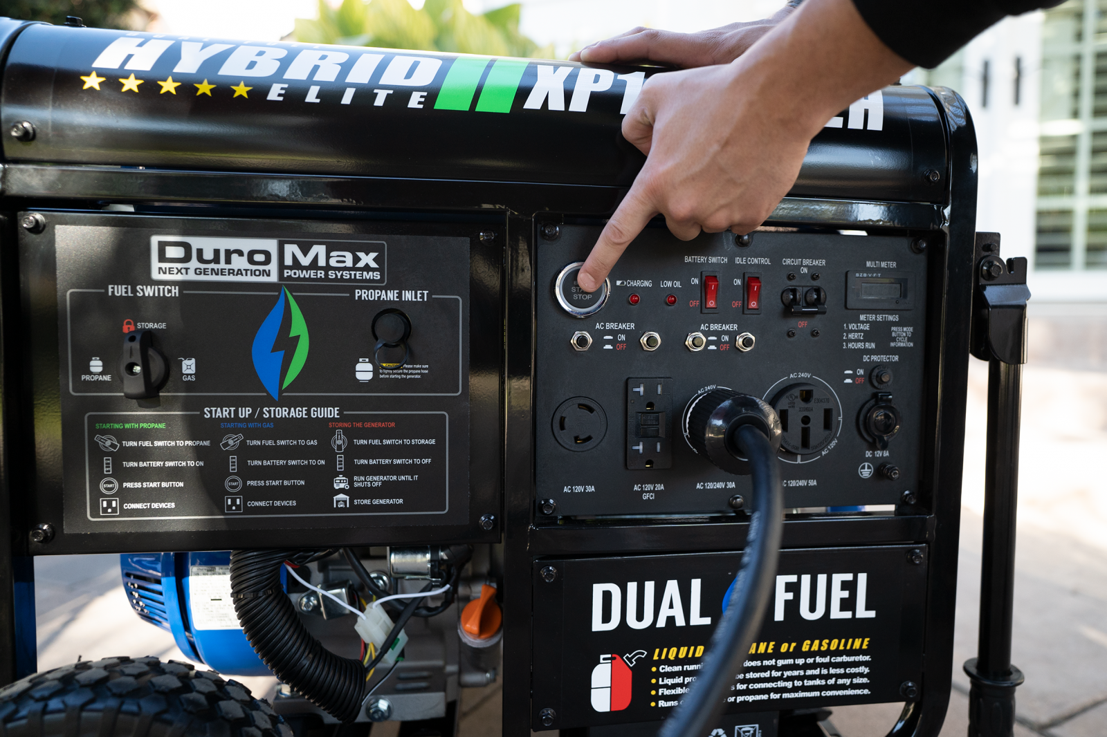 13,000 Watt Dual Fuel Portable Generator