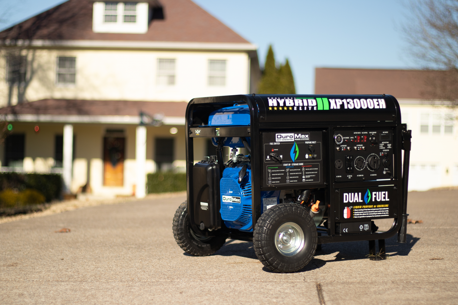 13,000 Watt Dual Fuel Portable Generator