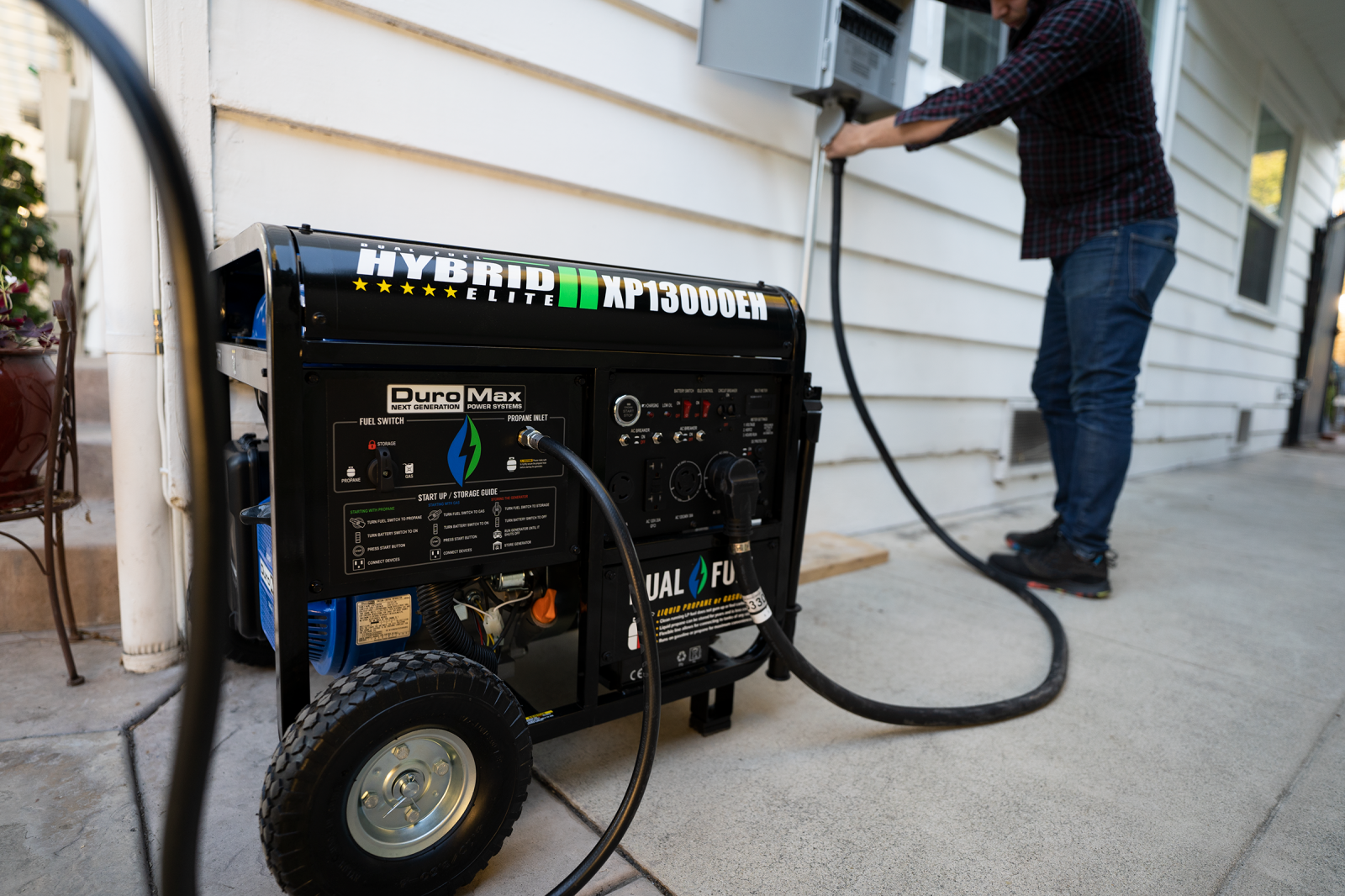 13,000 Watt Dual Fuel Portable Generator