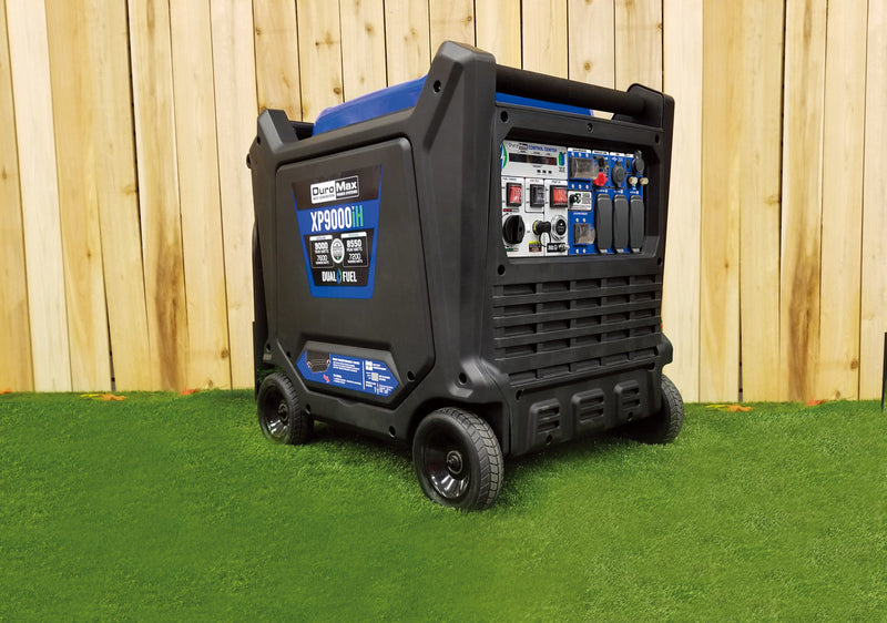 9,000 Watt Portable Dual Fuel Inverter Generator - Quiet, Low THD