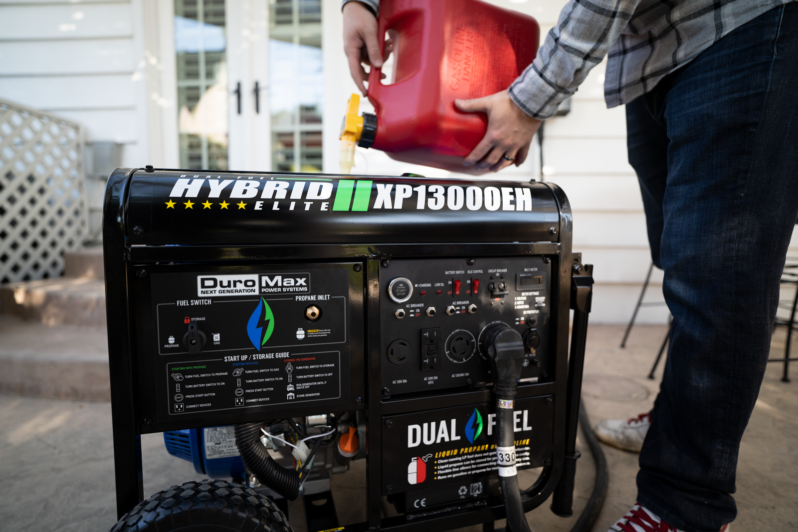 13,000 Watt Dual Fuel Portable Generator