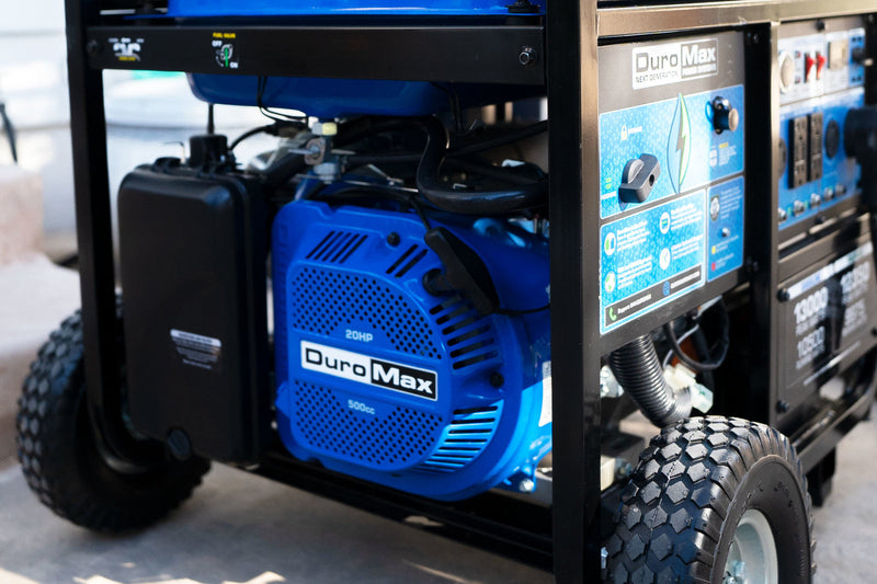 13,000 Watt Dual Fuel Portable HX Generator w/ CO Alert